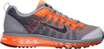 Nike Men's Air Max 09 Jacquard Running Shoes | Wolf Grey/Black/Total Orange/Cool Grey